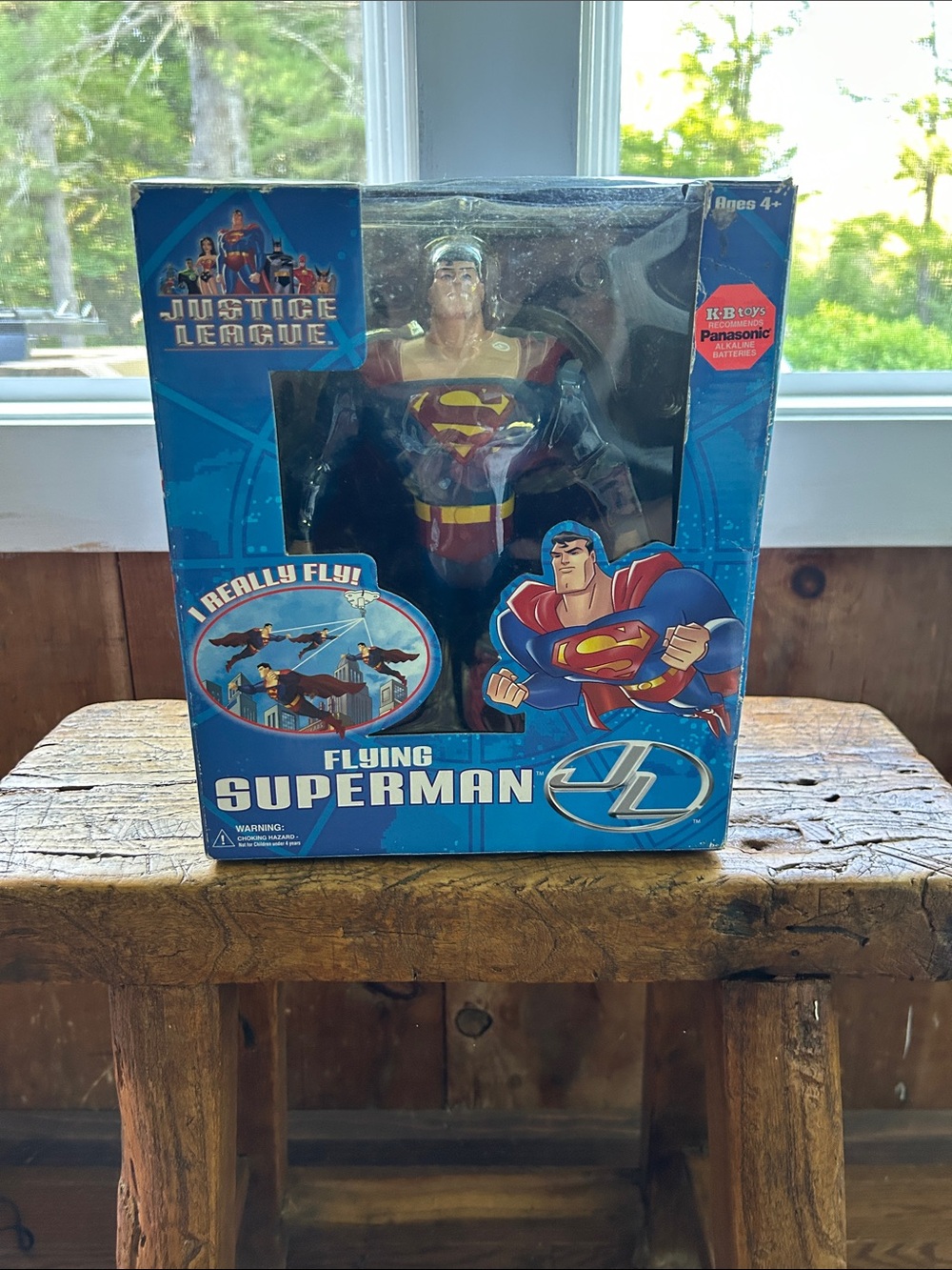 Flying Superman Action Figure - Blue/Red